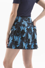 Blue/Black Floral