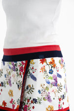 Stripe Braid Trim Skirt