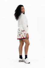 Stripe Braid Trim Skirt