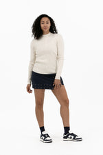 Studded Wrap Skirt