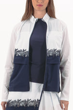 White/Navy