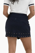 Studded Wrap Skirt