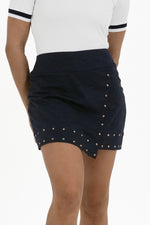 Studded Wrap Skirt