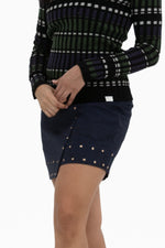Studded Wrap Skirt