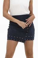 Studded Wrap Skirt