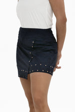 Studded Wrap Skirt