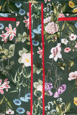 Green Multi Floral