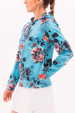 Blue Ground Floral