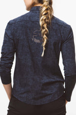 Blue/Black Twill
