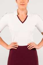 WHITE/BORDEAUX