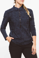 Blue/Black Twill